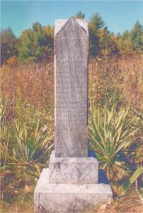 click for closeup Memorial Marker of Capt. John Cox